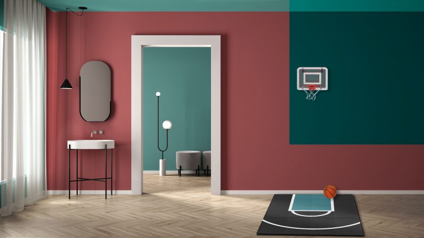 Cadre Photo Basket-ball 4x6 - Gris - Idée Déco Sport - Homemaker's Idea